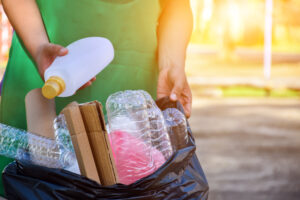 vecteezy houseowner is separiting bottles paper egg cartons and 11875856